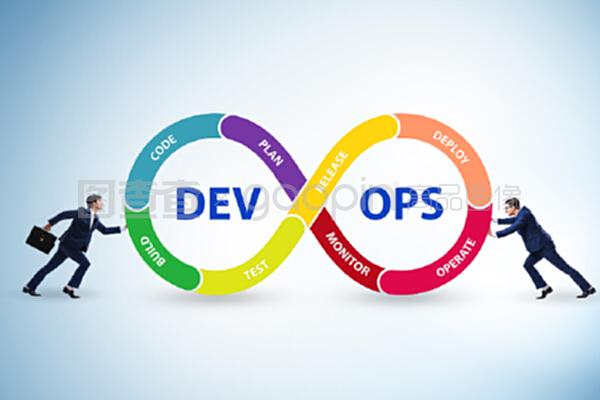 devOps軟件開發它的概念。