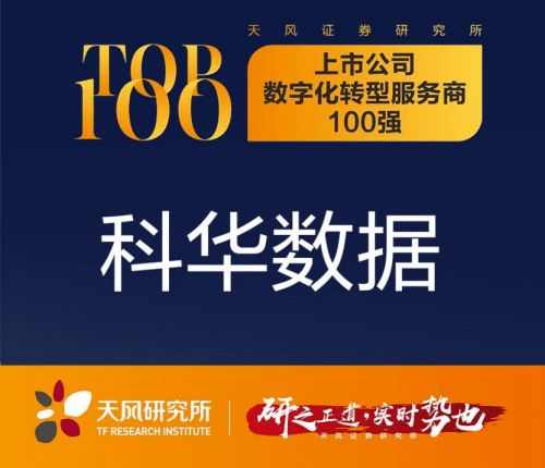 科華數據入選“世界互聯網大會·上市公司數字化轉型服務商100強”，領跑工業互聯網數據服務賽道